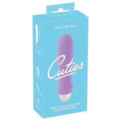   Cuties Mini Purple - vibromasseur silicone rechargeable (violet)