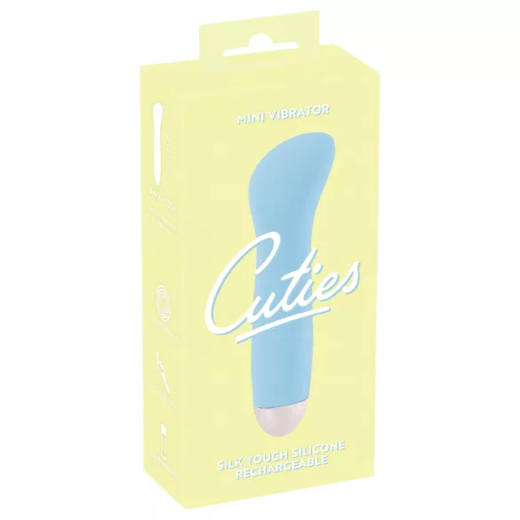 You2Toys - Cuties Mini Blue - vibromasseur rechargeble pour point G (turquoise)