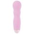 Cuties Mini Rose - vibromasseur ondulé, rechargeable (rose)