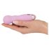 Cuties Mini Rose - vibromasseur ondulé, rechargeable (rose)