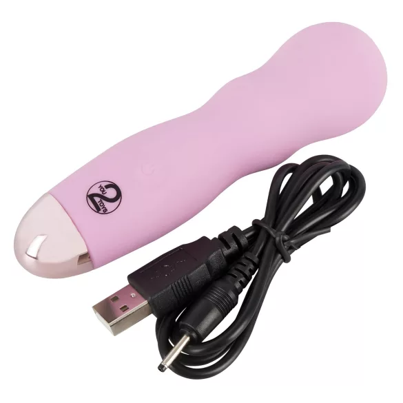 You2Toys - Cuties Mini Rose - vibromasseur ondulé rechargeable (rose)