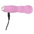 Cuties Mini Rose - vibromasseur ondulé, rechargeable (rose)