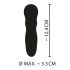 Cuties Mini Rose - vibromasseur ondulé, rechargeable (rose)