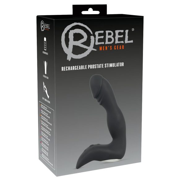Rebel - vibromasseur prostatique rechargeable noir