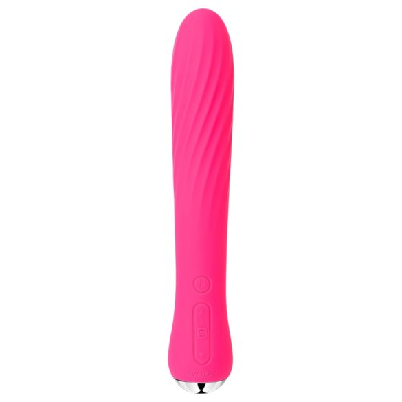 Svakom Anya - Vibromasseur chauffant rechargeable (rouge)