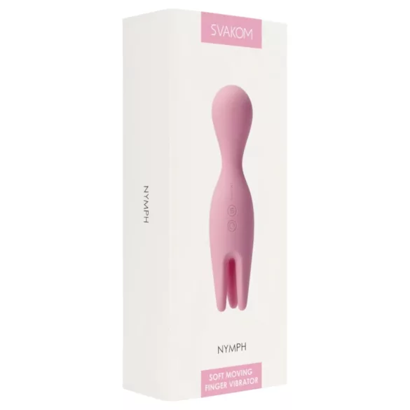 Svakom Nymph - stimulateur clitoridien rechargeable - silicone rose