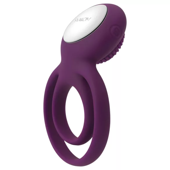 Svakom Tammy - anneau pour pénis et testicules vibrant rechargeable - violet