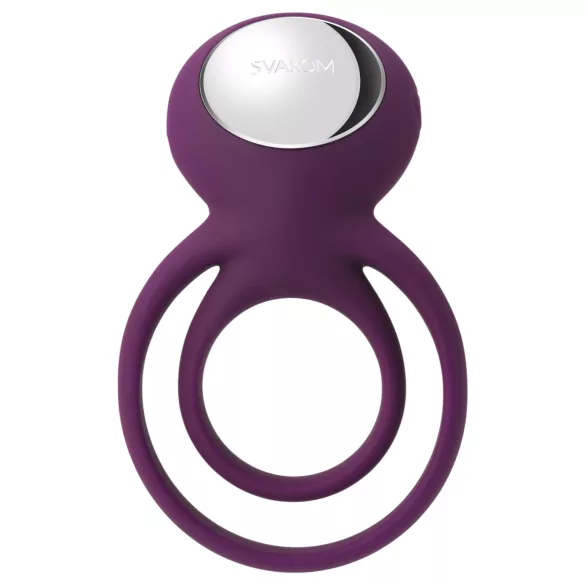 Svakom Tammy - anneau pour pénis et testicules vibrant rechargeable - violet