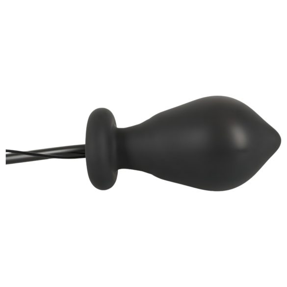 You2Toys - plug anal gonflable vibrant - silicone noir
