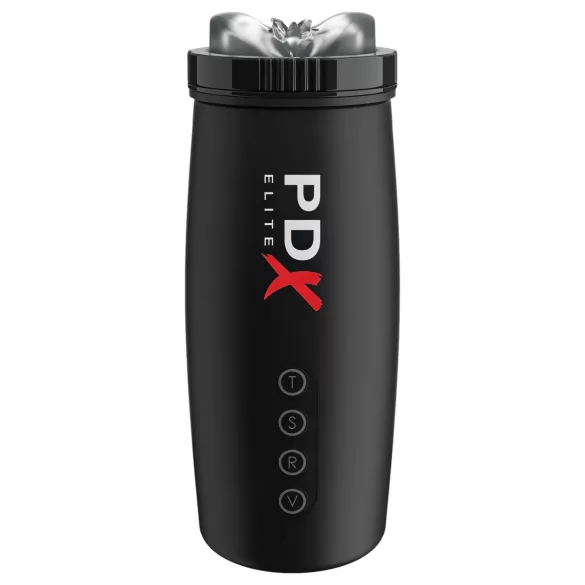 PDX Elite - masturbateur automatique mouvement va-et-vient aspiration - noir