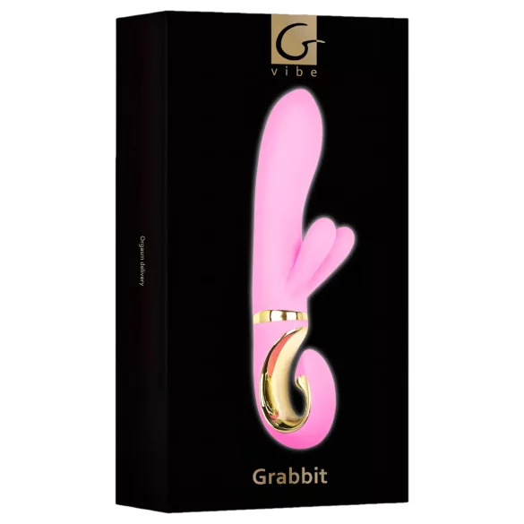 G-Vibe GRabbit - vibromasseur point G rechargeables 3 moteurs - rose