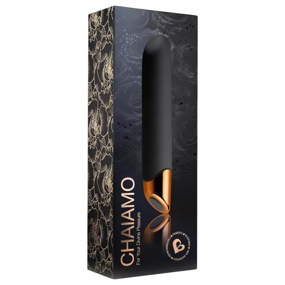 Chaiamo - vibromasseur rechargeable étanche classique - noir
