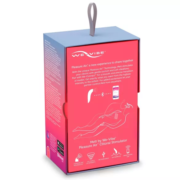 We-Vibe Melt - Stimulateur clitoridien à ondes d’air avec commande par application (corail)