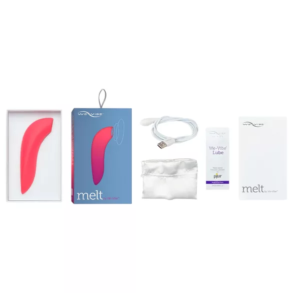 We-Vibe Melt - Stimulateur clitoridien à ondes d’air avec commande par application (corail)