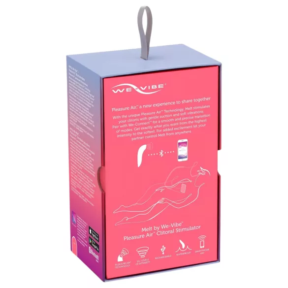 We-Vibe Melt - Stimulateur clitoridien à ondes d’air avec commande par application (corail)