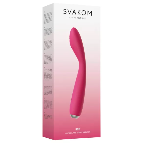 Svakom Iris - vibromasseur point G rechargeable étanche - rouge