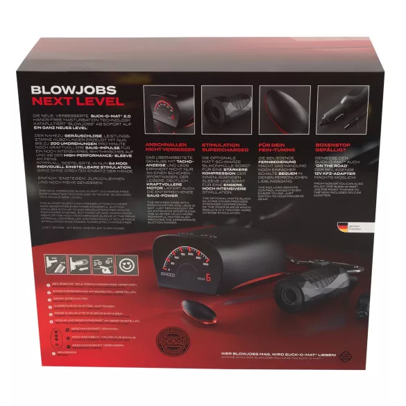 Suck-O-Mat 2.0 - masturbateur automatique puissant - électrique
