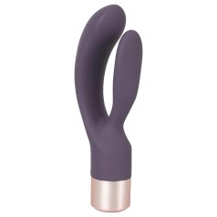   You2Toys Double Élégant - Vibromasseur Rechargeable à Bras de Clitoris (Violet)