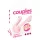 Couples Choice - vibromasseur pour couple à 2 moteurs (rose)