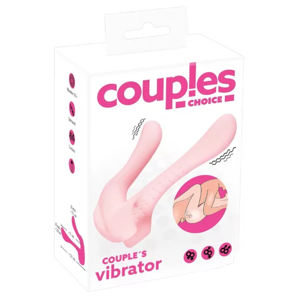 Couples Choice - vibromasseur pour couple à 2 moteurs (rose)