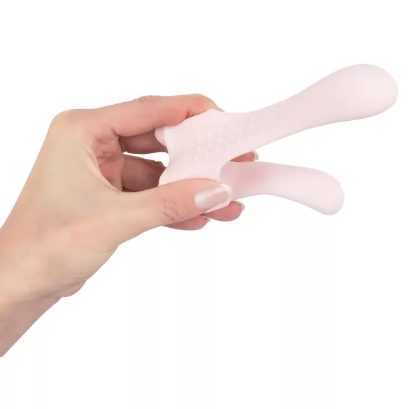 Couples Choice - vibromasseur couple double moteur - silicone rose