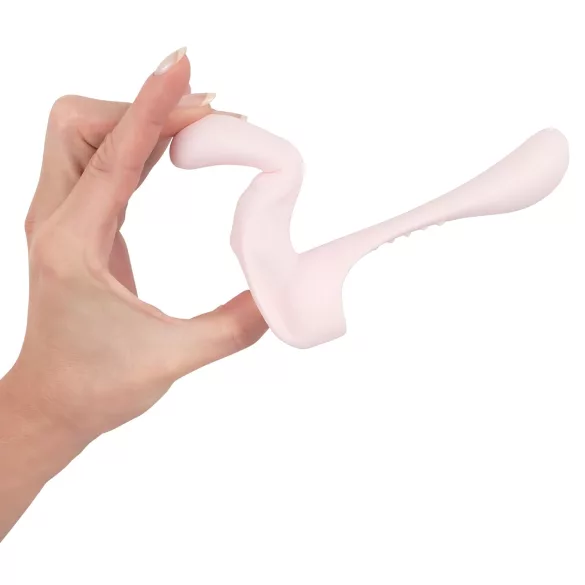 Couples Choice - vibromasseur couple double moteur - silicone rose