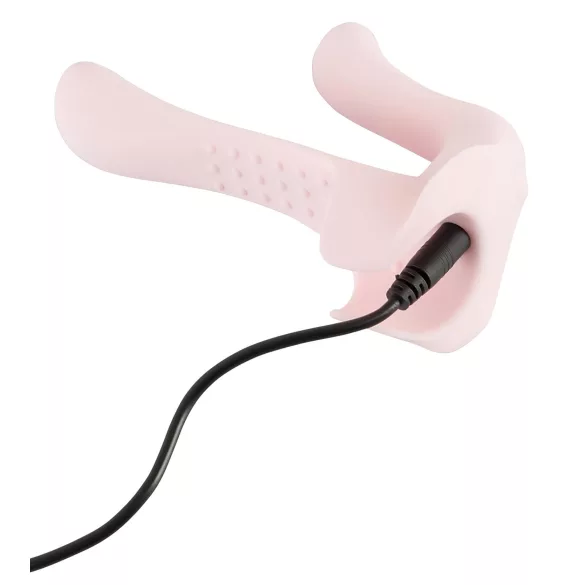 Couples Choice - vibromasseur couple double moteur - silicone rose