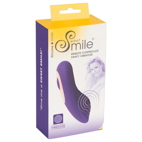 SMILE Panty - vibromasseur clitoridien radio rechargeable (violet)