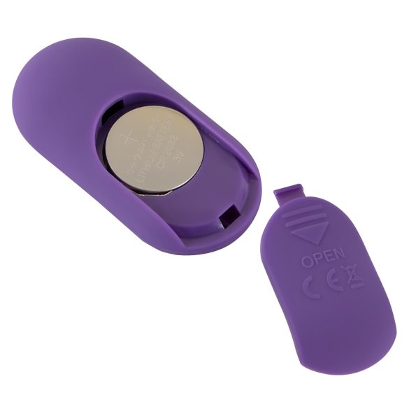 SMILE Panty - vibromasseur clitoridien radio rechargeable (violet)