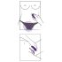 SMILE Panty - vibromasseur clitoridien radio rechargeable (violet)