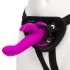 Happyrabbit Strap-On - harnais vibrant lapin avec stimulateur clitoridien (violet)