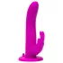 Happyrabbit Strap-On - harnais vibrant lapin avec stimulateur clitoridien (violet)