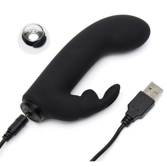 Fifty Shades of Grey - Rabbit vibromasseur stimulateur clitoridien - noir