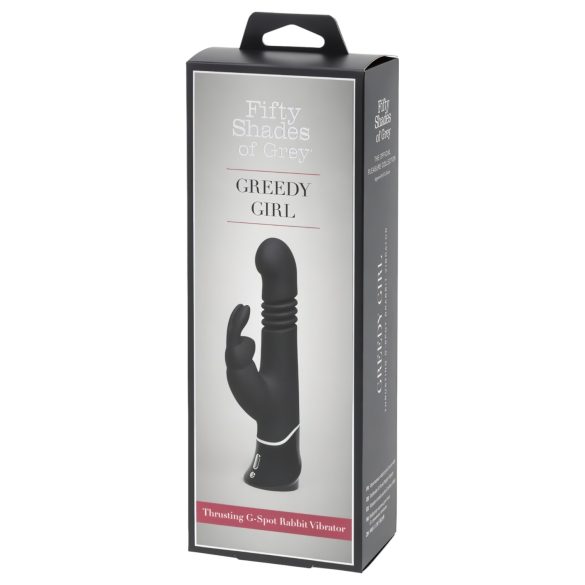 Cinquante nuances de Grey - Greedy Girl vibromasseur thrusting (noir)