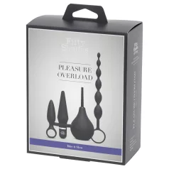 Fifty Shades of Grey - coffret anal 4 en 1 - silicone noir
