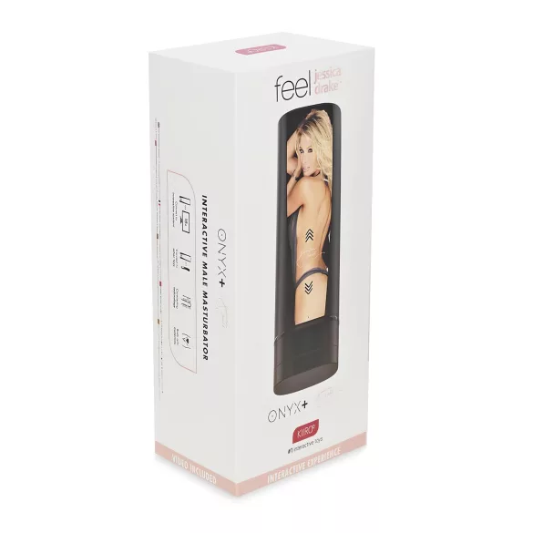 Kiiroo Onyx+ Jessica Drake - masturbateur interactif - noir