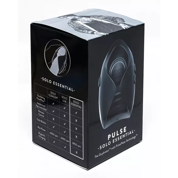 Hot Octopuss - masturbateur homme vibrant rechargeable - silicone noir