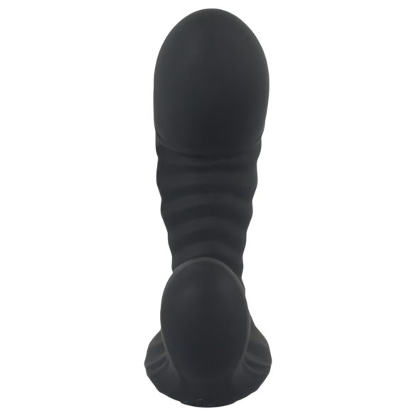 You2Toys - vibromasseur gonflable télécommandé - silicone noir