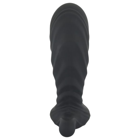 You2Toys - vibromasseur gonflable télécommandé - silicone noir