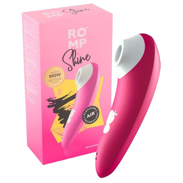 ROMP Shine - Stimulateur clitoridien waterproof à ondes d'air (rose)