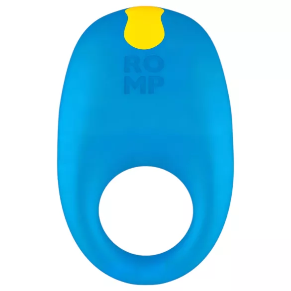 ROMP Juke - anneau pénien vibrant étanche - bleu