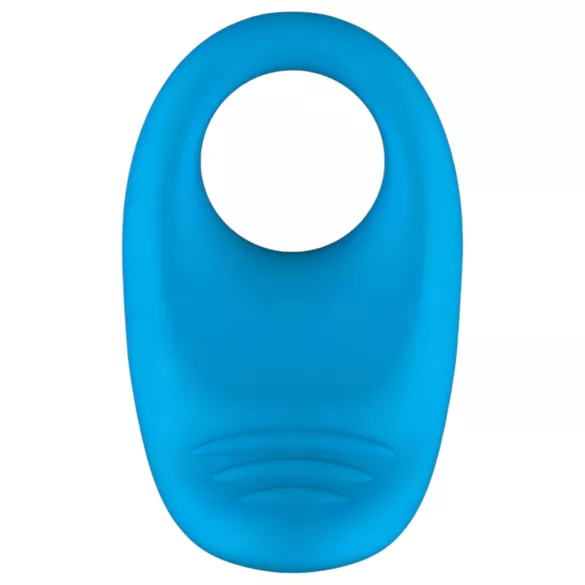 ROMP Juke - anneau pénien vibrant étanche - bleu