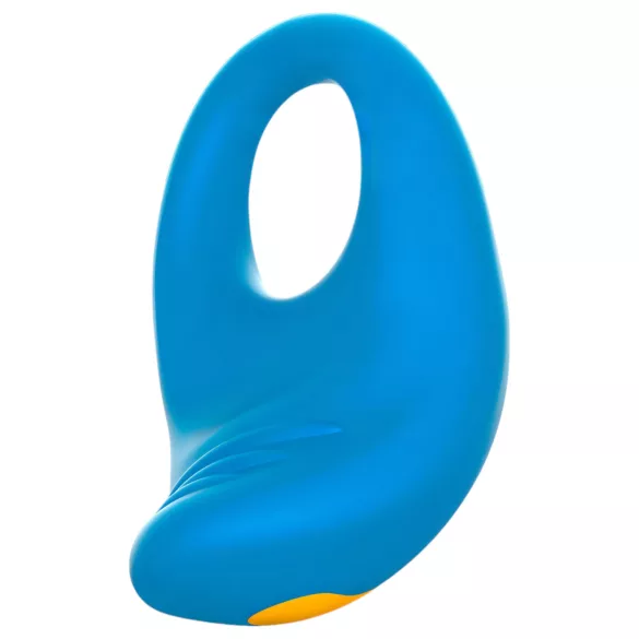 ROMP Juke - anneau pénien vibrant étanche - bleu