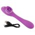 You2Toys Vibro 2 en 1 rechargeable - 2 fonctions (violet)