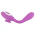 You2Toys - vibromasseur 2 fonctions rechargeable - silicone violet