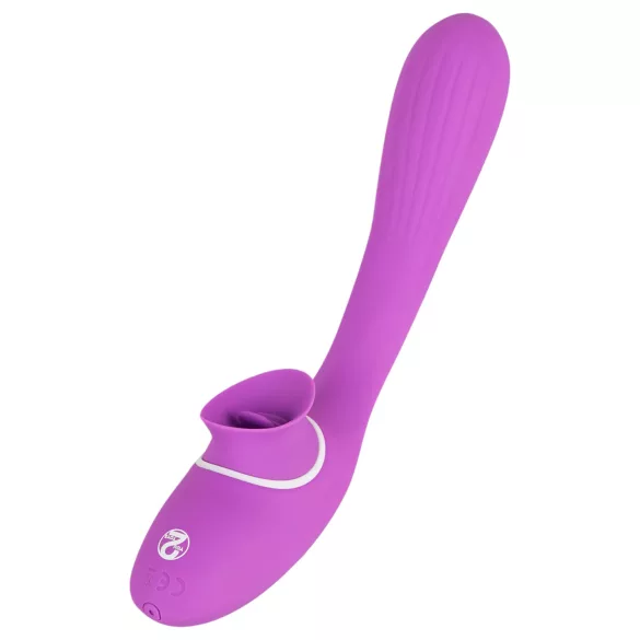 You2Toys - vibromasseur 2 fonctions rechargeable - silicone violet