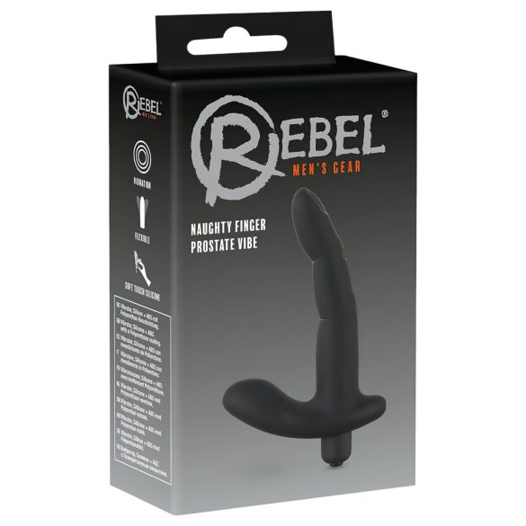 Doigt Coquin Rebel - Vibromasseur Prostatique (Noir)