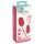 Boule d'amour SMILE - œuf vibrant radio rechargeable (rouge)