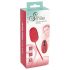 Boule d'amour SMILE - œuf vibrant radio rechargeable (rouge)