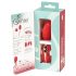 Boule d'amour SMILE - œuf vibrant radio rechargeable (rouge)